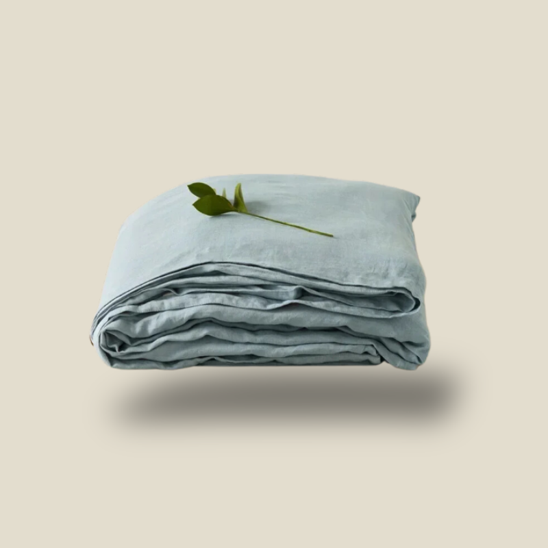 100% Linen Bed Sheet - Breathable, Moisture-Wicking, and Temperature-Regulating for Cozy Sleep 7