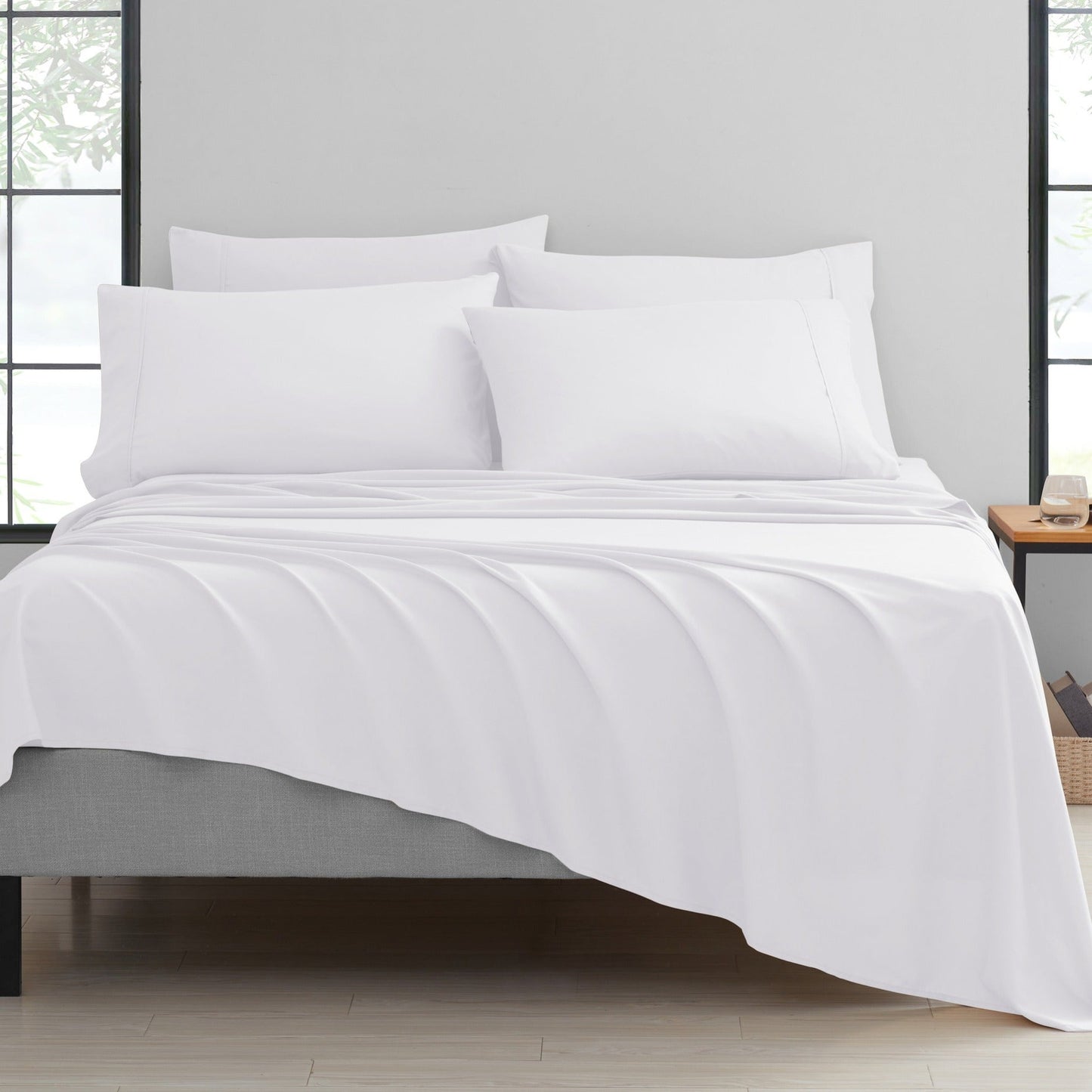 Luxurious Cooling Bamboo Viscose Sheet Set – Breathable, Hypoallergenic, and Moisture-Wicking 2