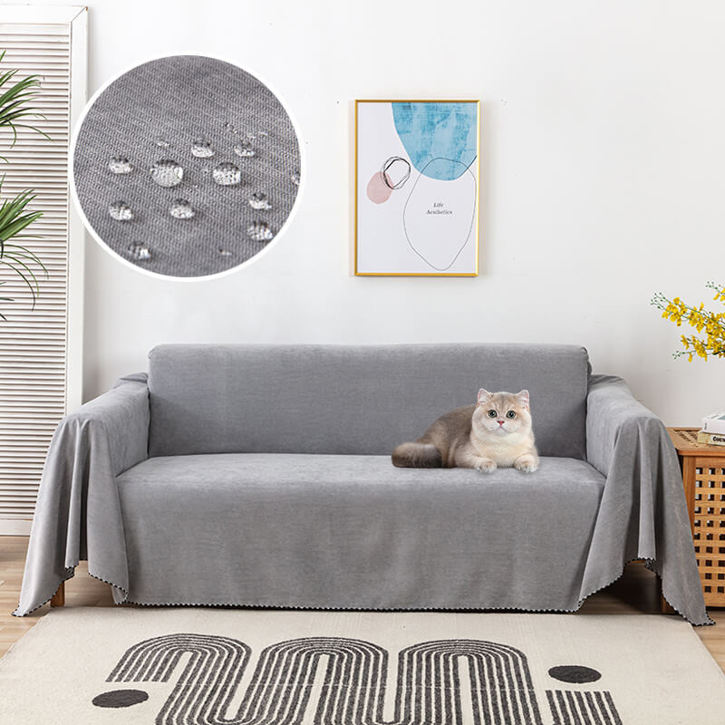 Waterproof Couch Cover – Thick Cord Blend Sofa Protector for Pets and Kids 17