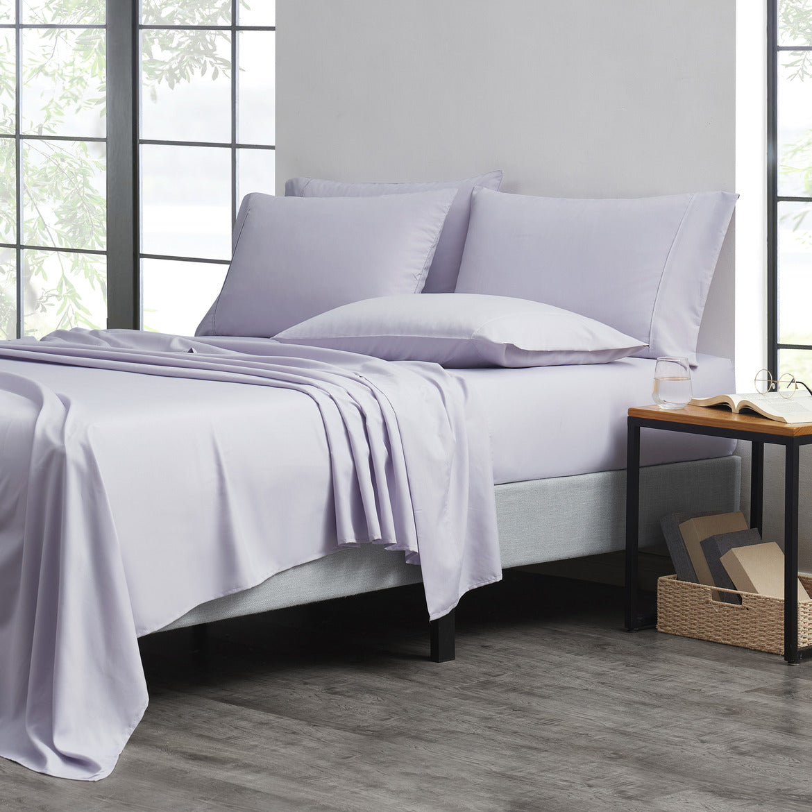 Luxurious Cooling Bamboo Viscose Sheet Set – Breathable, Hypoallergenic, and Moisture-Wicking 6