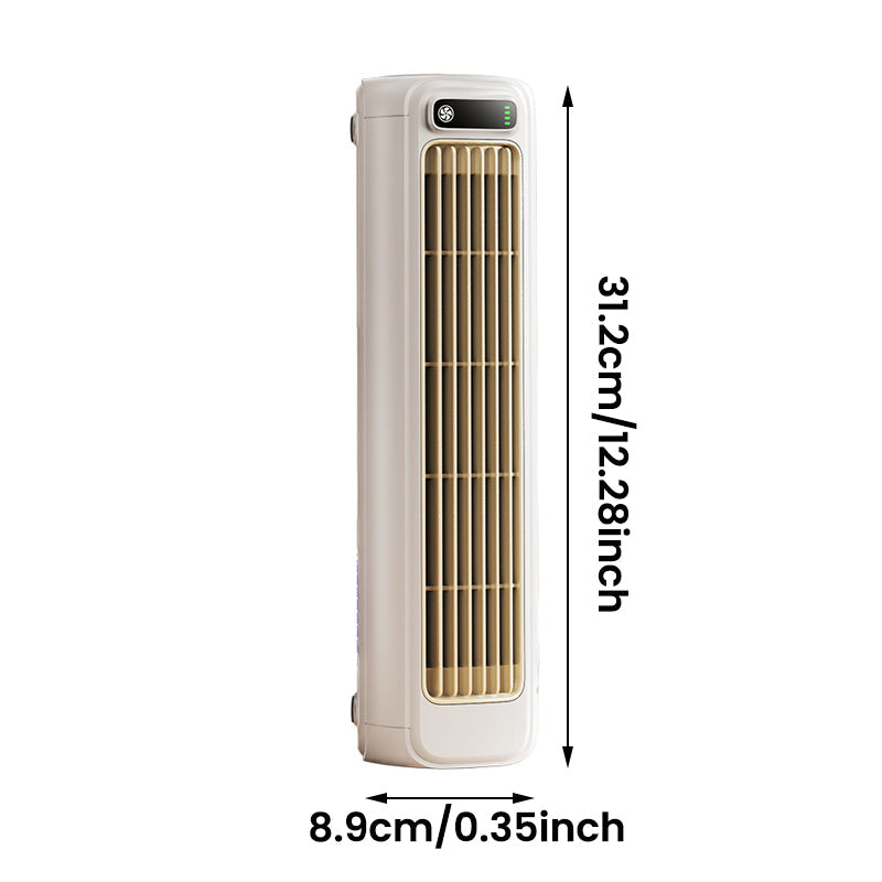 Wireless Rechargeable Fan with 2000mAh Battery – Portable Air Cooler for Desk and Wall Mount 11