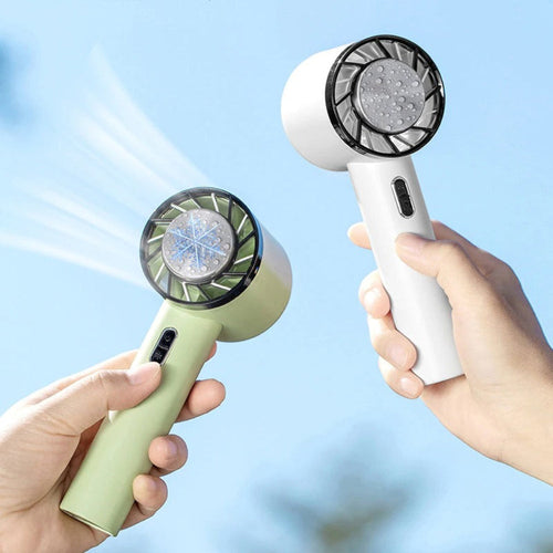 Rechargeable Portable Fan with Turbo Airflow – Hand Held Battery Operated Personal Fan, 3 Speed, Ultra-Compact Design 1
