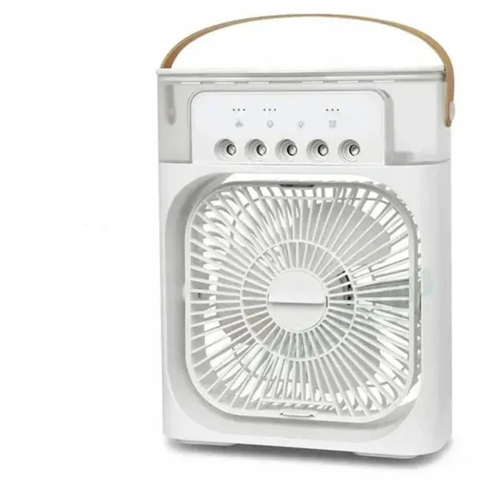 Compact Personal Air Cooler with LED Lighting – Portable USB Powered Air Conditioner 8