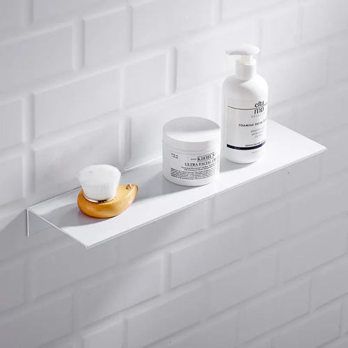 Wall Shelf in Brushed Aluminum for Bathroom and Kitchen – Modern, Durable, and Versatile Storage Solution 1