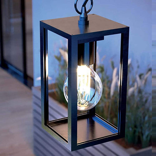 Contemporary Black Aluminum Pendant Light – Indoor and Outdoor Use, IP54 Weather Resistant 1