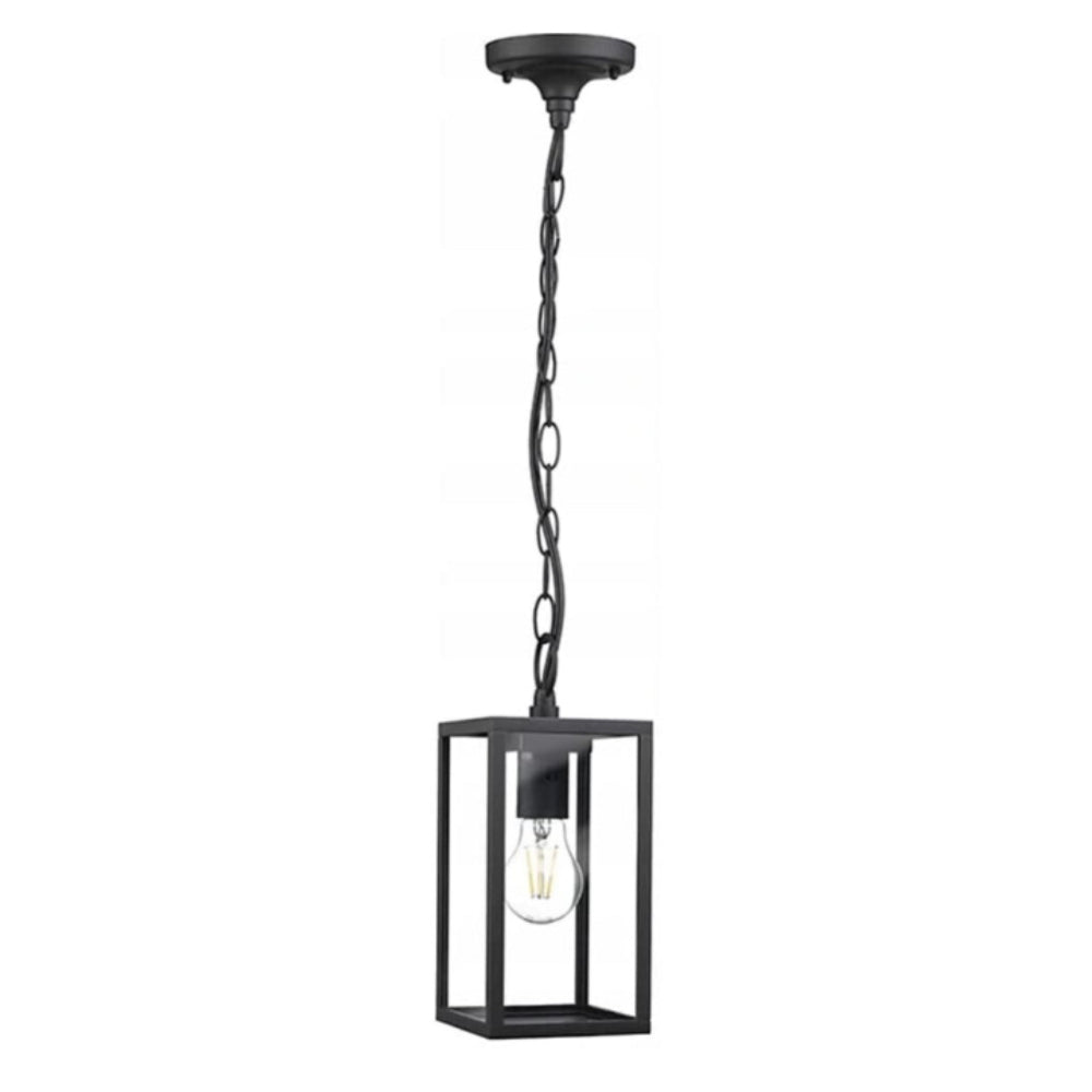 Contemporary Black Aluminum Pendant Light – Indoor and Outdoor Use, IP54 Weather Resistant 5