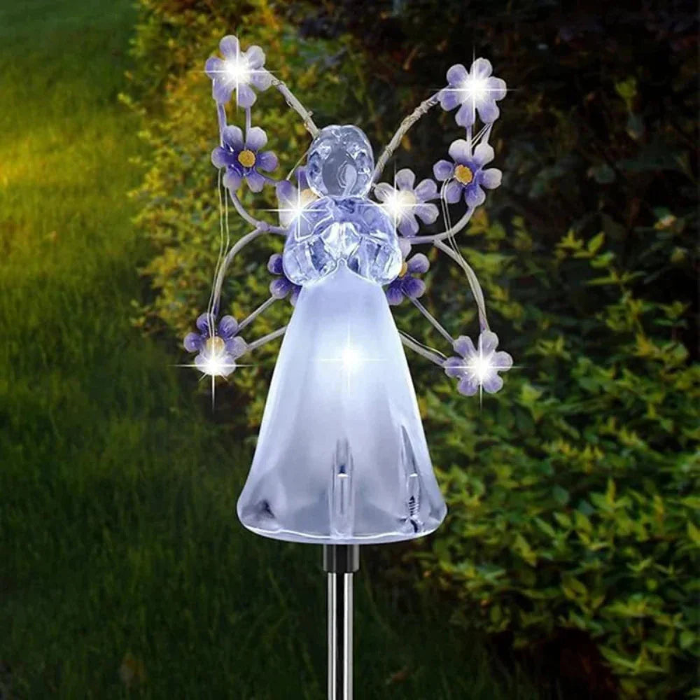 Solar-Powered Angel Light for Gardens and Memorials – Waterproof LED Decorative Lamp 3