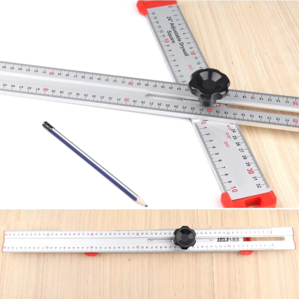 Precision Aluminum Angle Ruler for Woodworking – 360° Measurement Tool with 0.1mm Accuracy 2