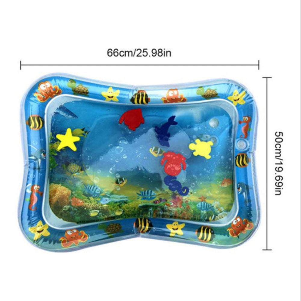 Inflatable AquaMat Water Play Mat for Tummy Time – BPA-Free PVC, 66x50 cm 3