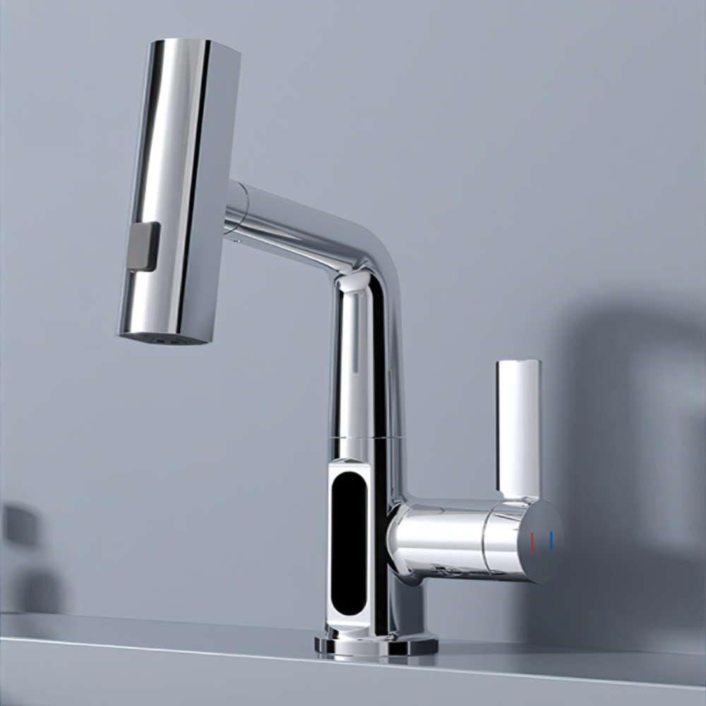 Digital Kitchen Faucet with LED Temperature Display – 360° Swivel Design for Easy Installation and Safe Use 2