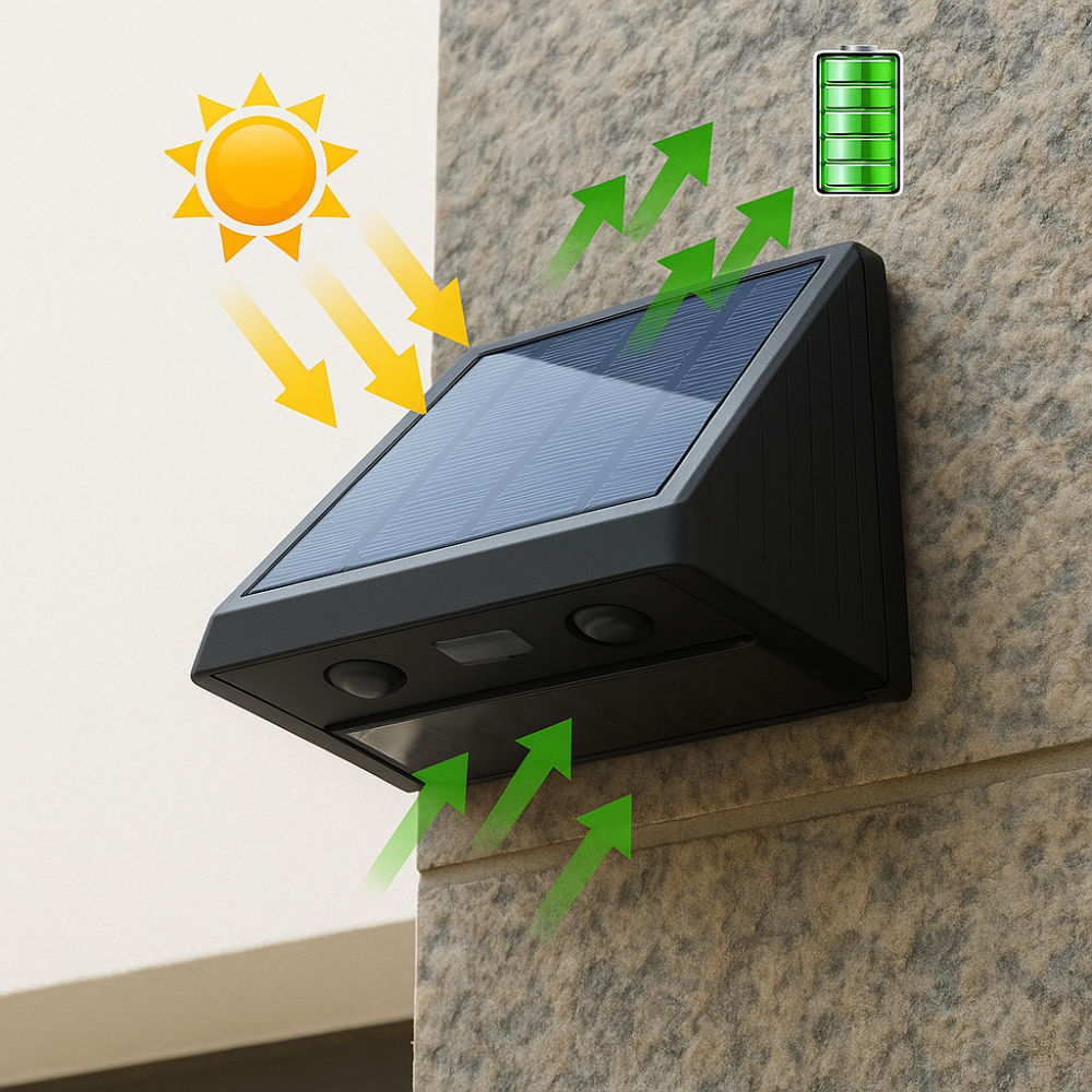 All-Weather Solar Wall Light with Motion Sensor – Waterproof LED Outdoor Lighting 4