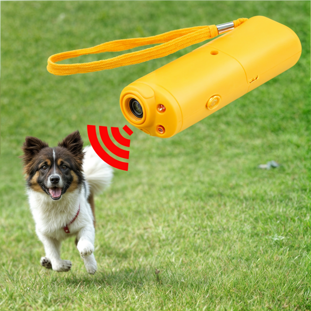 Ultrasonic Dog Trainer with Flashlight – Compact Anti-Bark Device for Effective Training 7