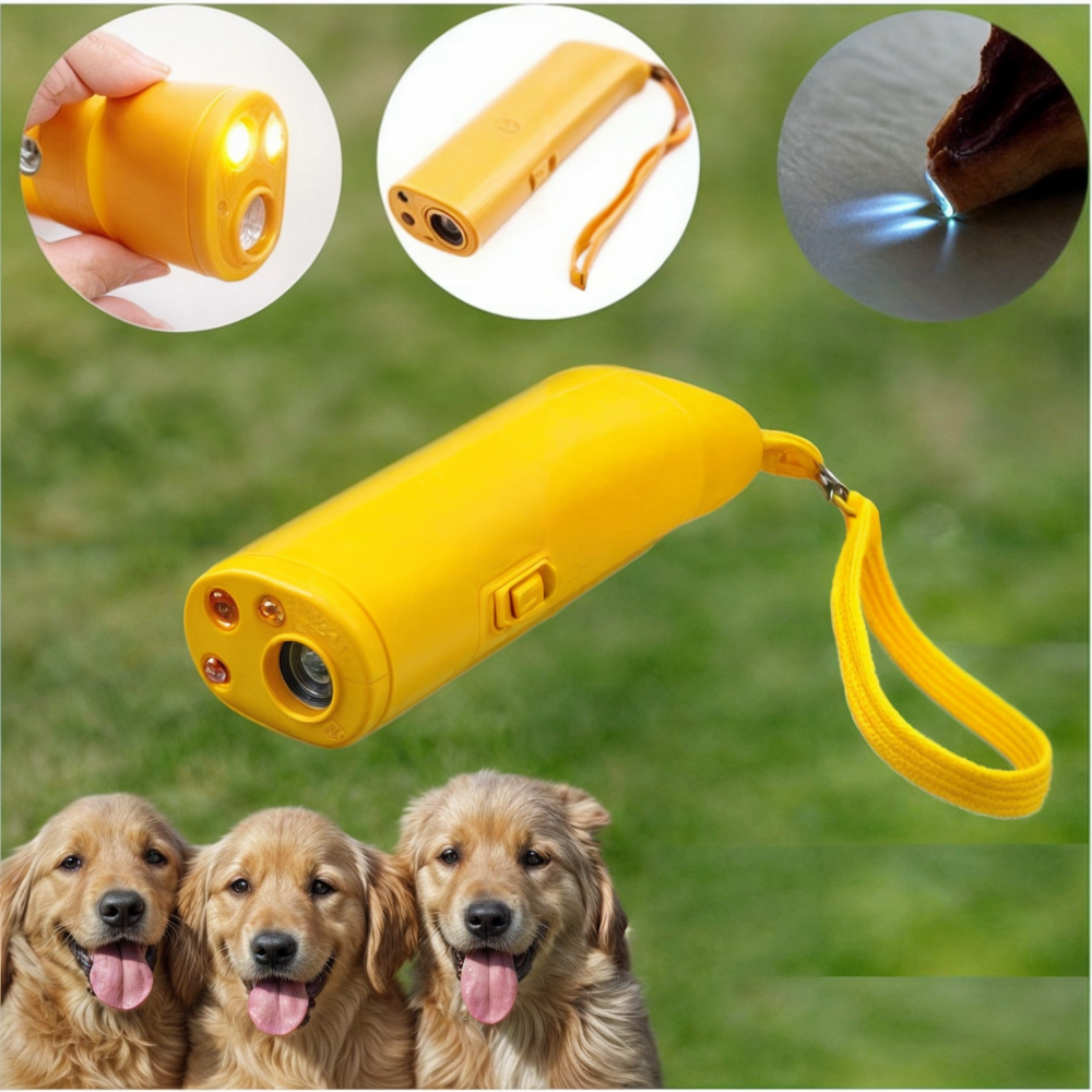 Ultrasonic Dog Trainer with Flashlight – Compact Anti-Bark Device for Effective Training 9