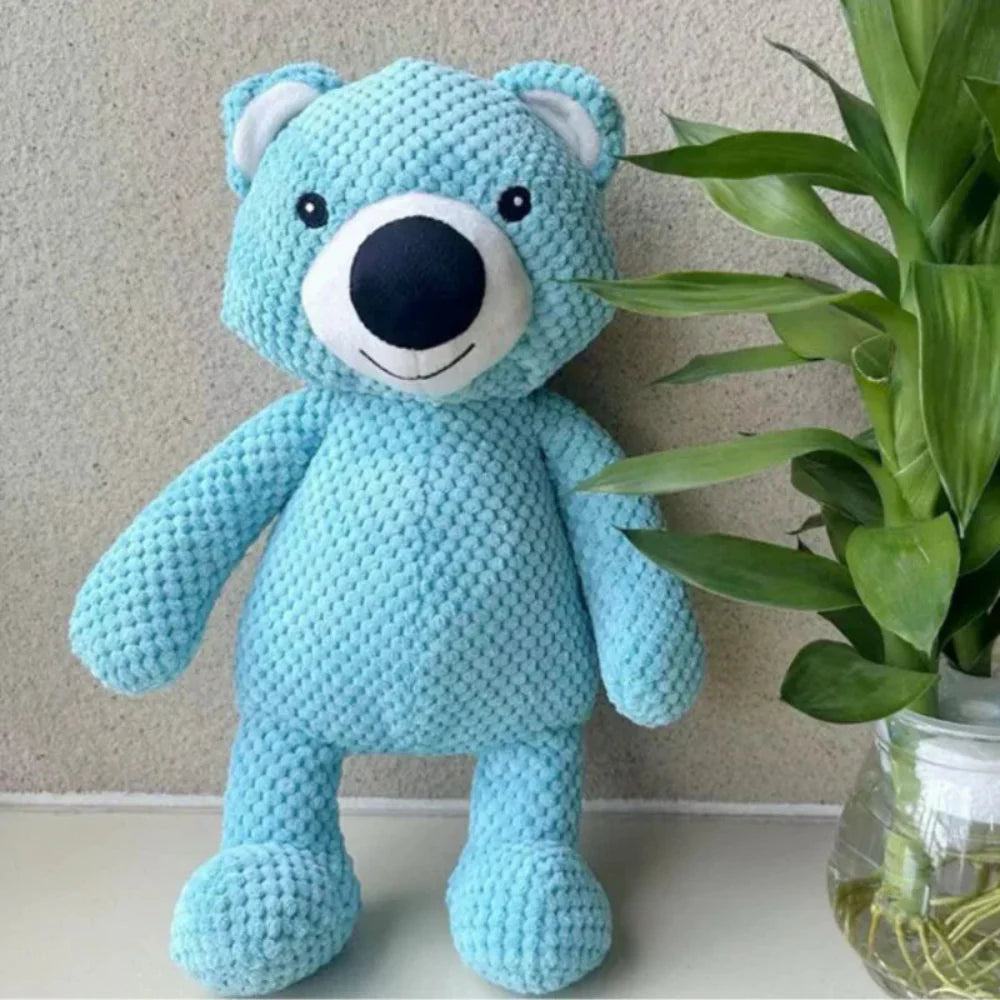 Plush Dog Toy for Aggressive Chewers – Chewlax Comfort Bear with Reinforced Seams 4