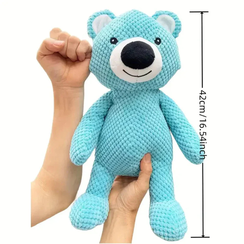 Plush Dog Toy for Aggressive Chewers – Chewlax Comfort Bear with Reinforced Seams 6