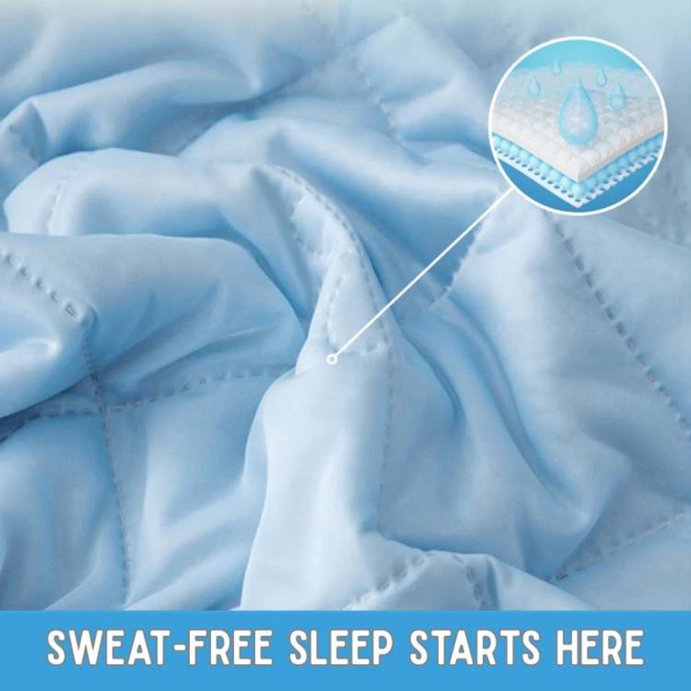 Breathable Cooling Blanket for Hot Summer Nights – Soft and Hypoallergenic 4