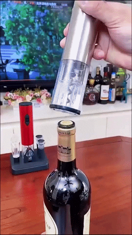 Electric Wine Bottle Opener with USB Rechargeable Battery and LED Light – Effortless Cork Removal 9
