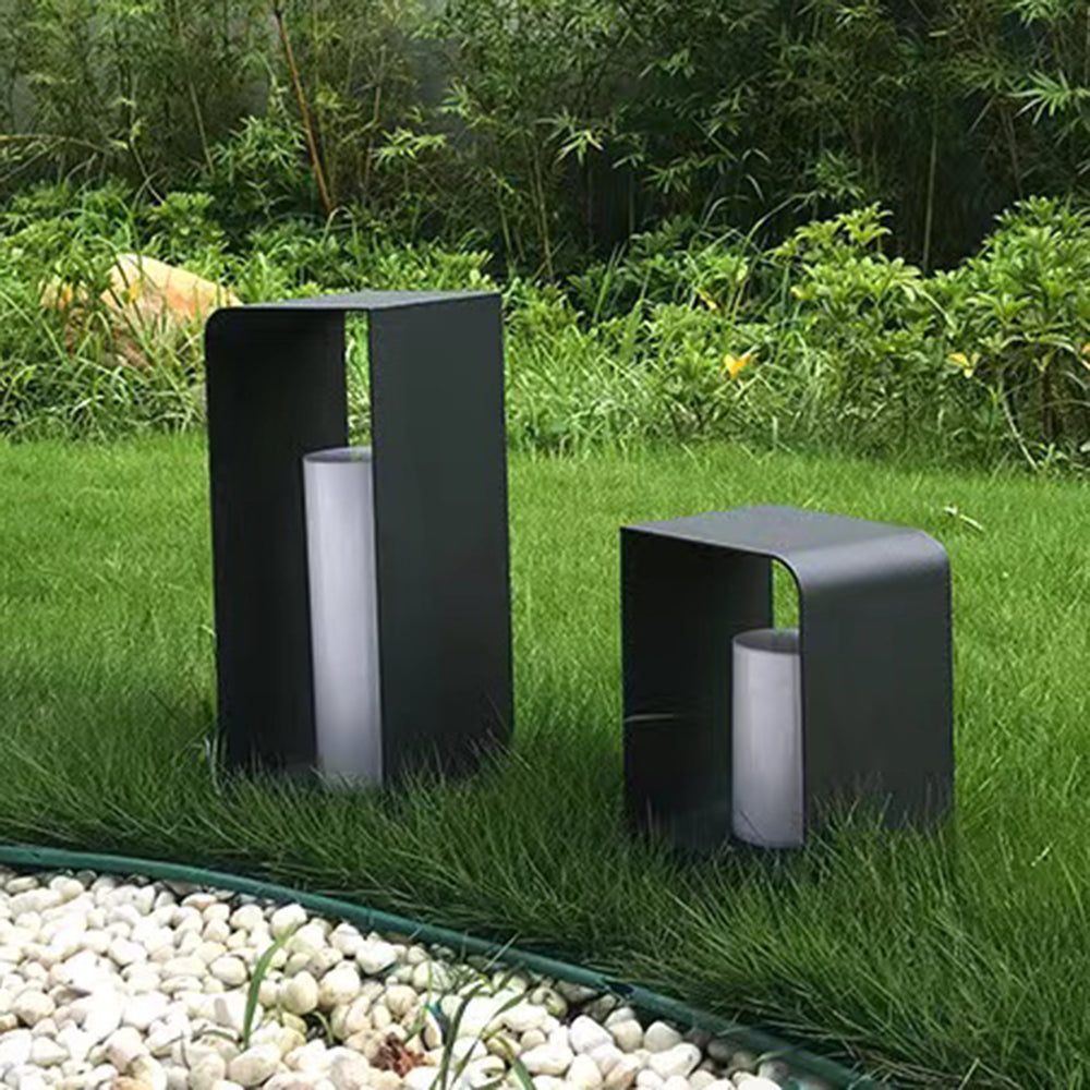 Raynos - Minimalistische Metall-LED-Bodenleuchte für den Außenbereich