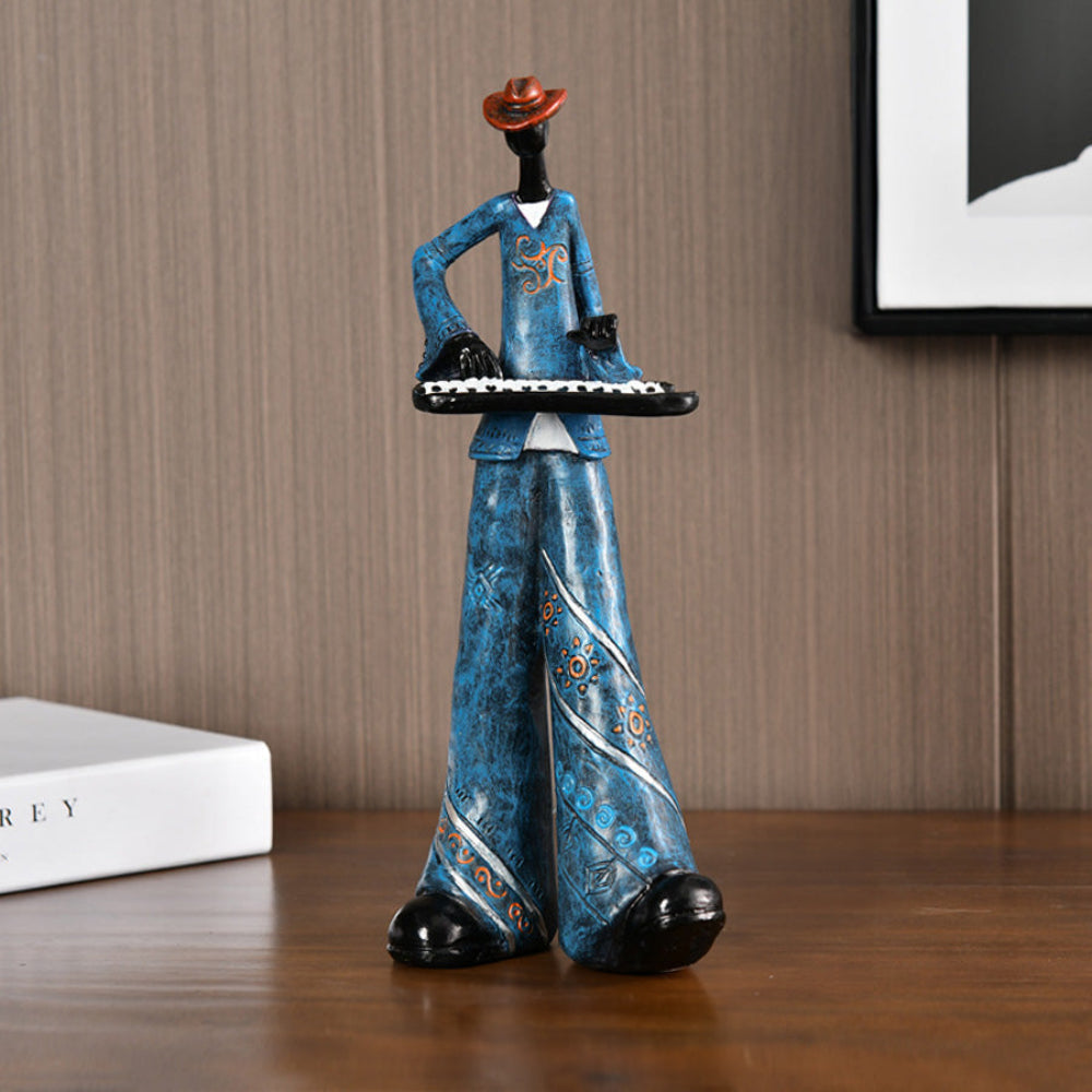 Handcrafted Jazz-Inspired Decorative Figures – Mambo Five Collection 8