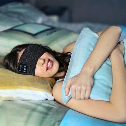 Bluetooth Sleep Mask for Deep Relaxation – Ergonomic, Noise-Blocking, and Soft Fabric 1