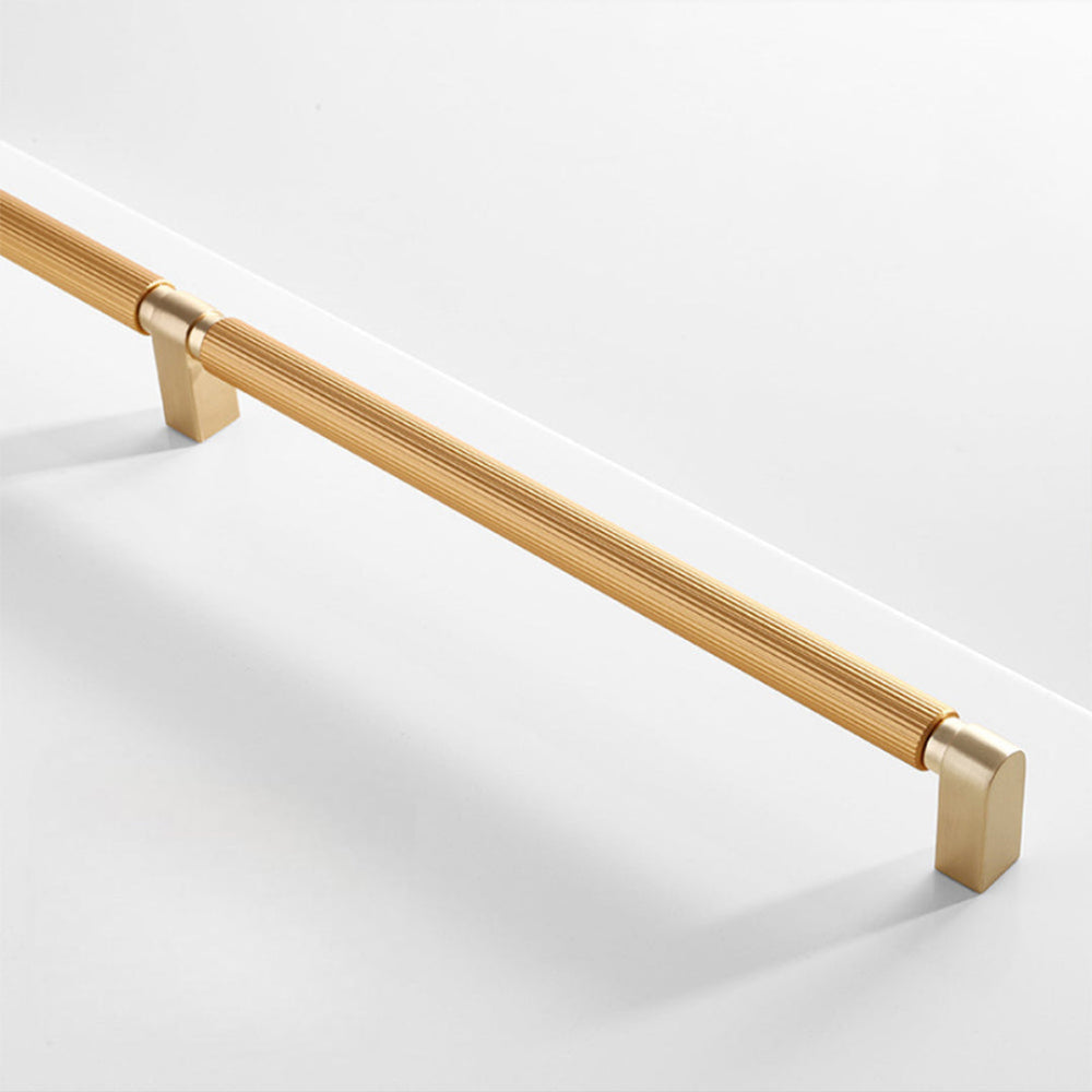 Two-Tone Aluminum Cabinet Handle – Modern Ergonomic Design for Kitchen and Bathroom 12