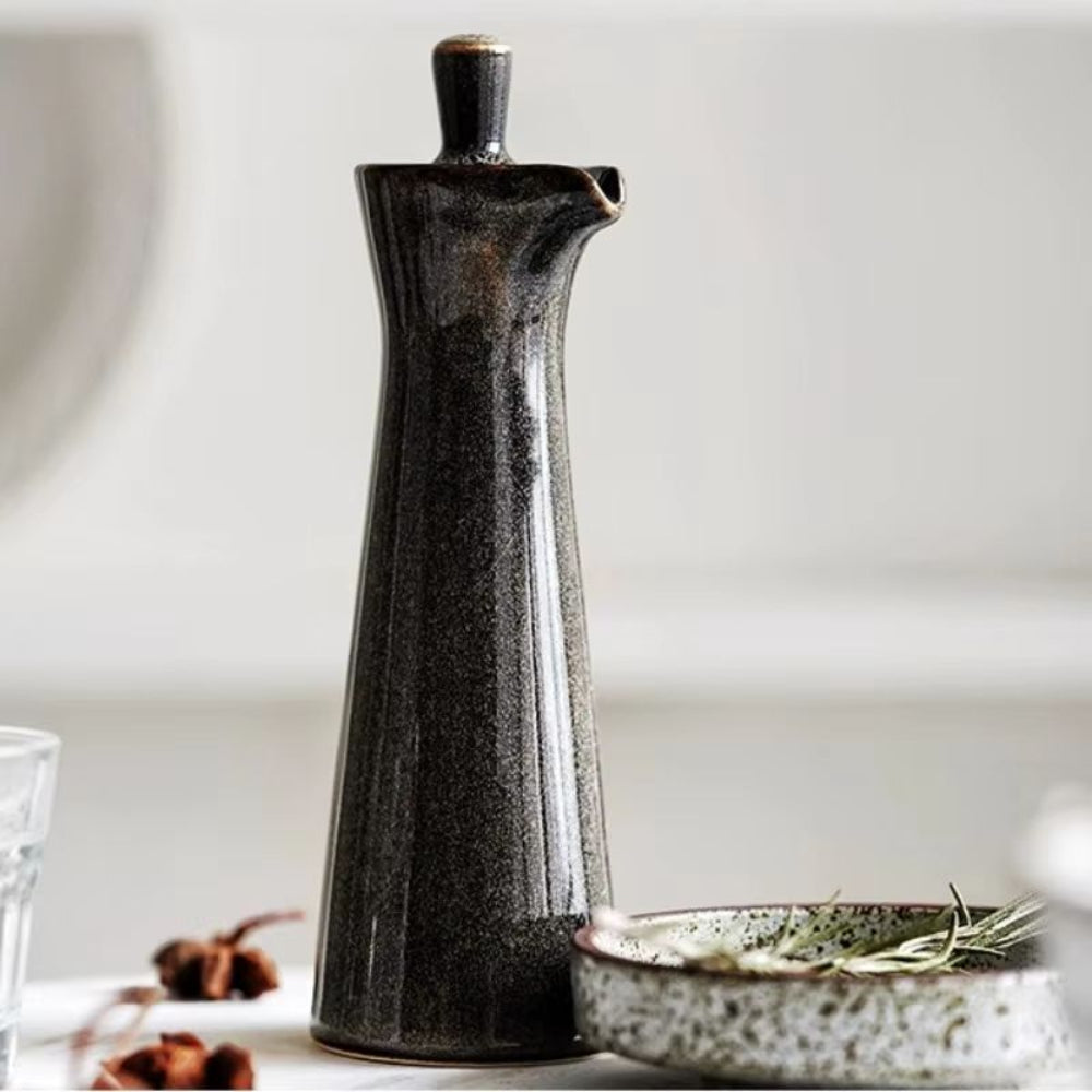 Elegant Glass Olive Oil Dispenser Bottle with Drip-Free Spout – Eco-Friendly Kitchen Accessory for Oils and Vinegar 6