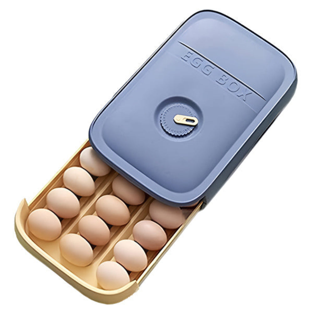 Stackable Egg Storage Container for 18 Eggs with Clear Lid – BPA-Free Plastic 5