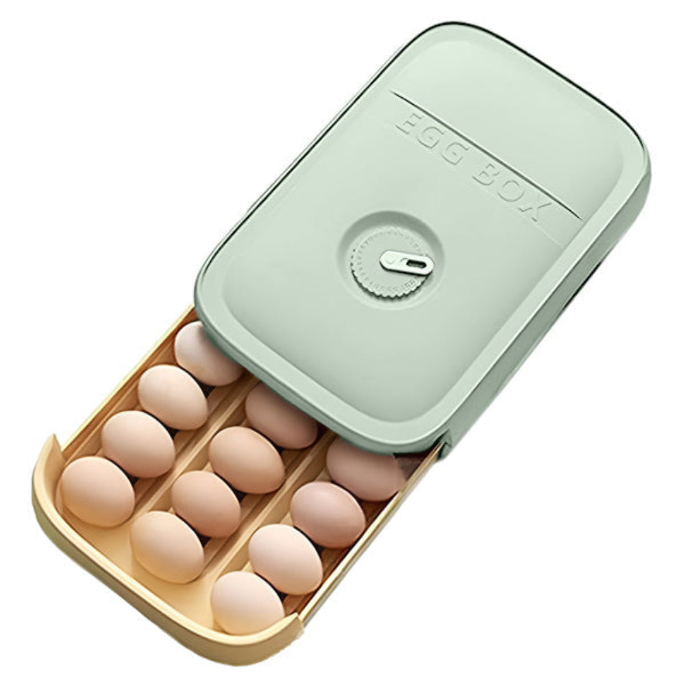 Stackable Egg Storage Container for 18 Eggs with Clear Lid – BPA-Free Plastic 6