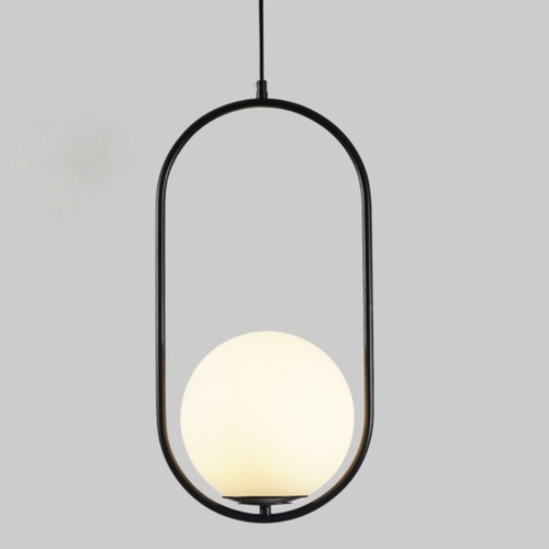 Nordic Pendant Light with Adjustable Cable and E27 Bulb – Brushed Gold Finish 1