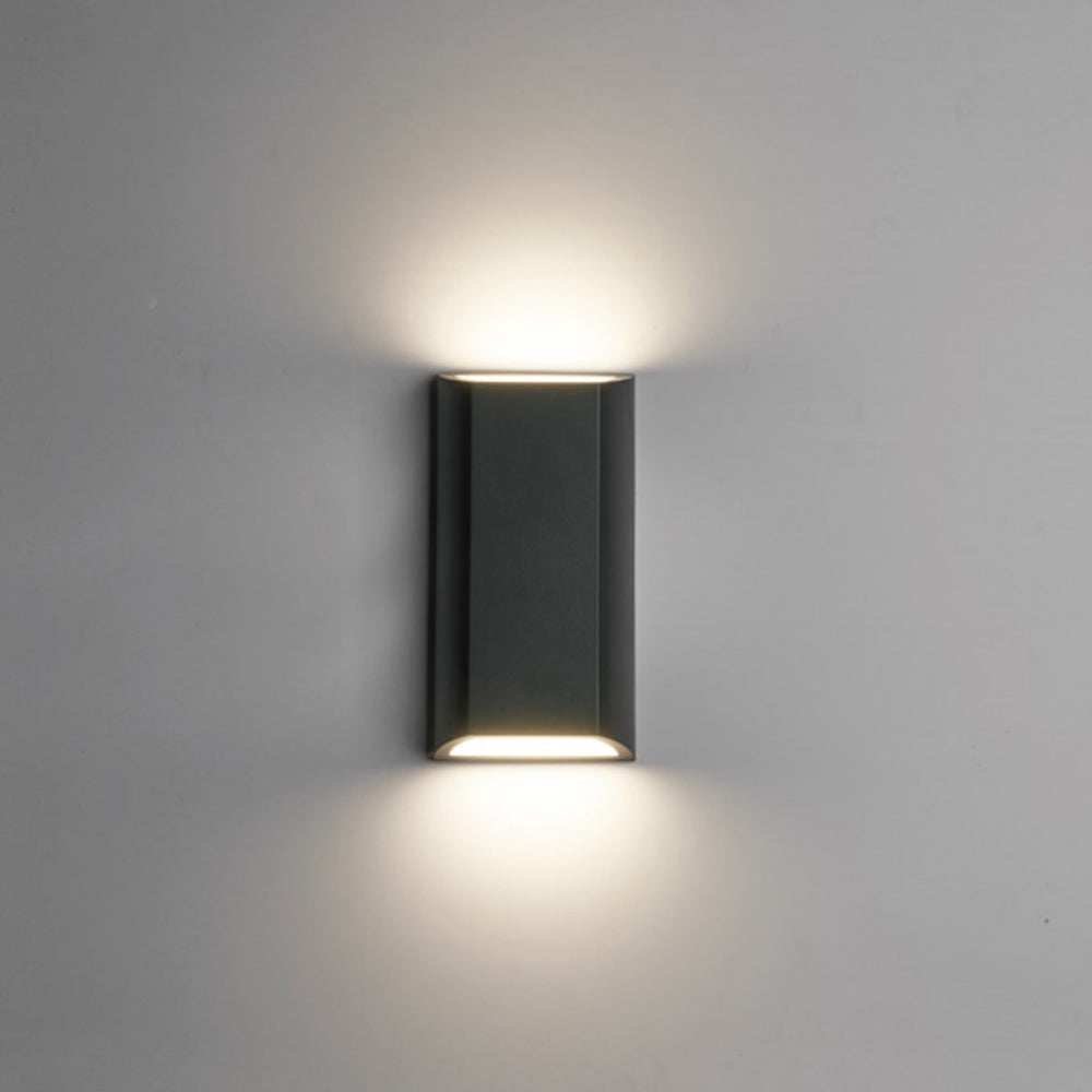 Modern Up & Down LED Outdoor Wall Light – Dark Gray Aluminum, Energy Efficient, Weather Resistant 8