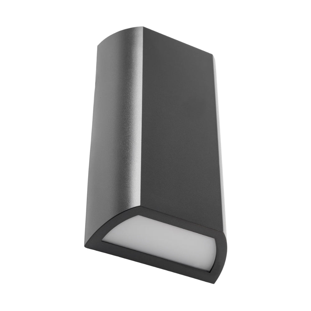 Modern Up & Down LED Outdoor Wall Light – Dark Gray Aluminum, Energy Efficient, Weather Resistant 5