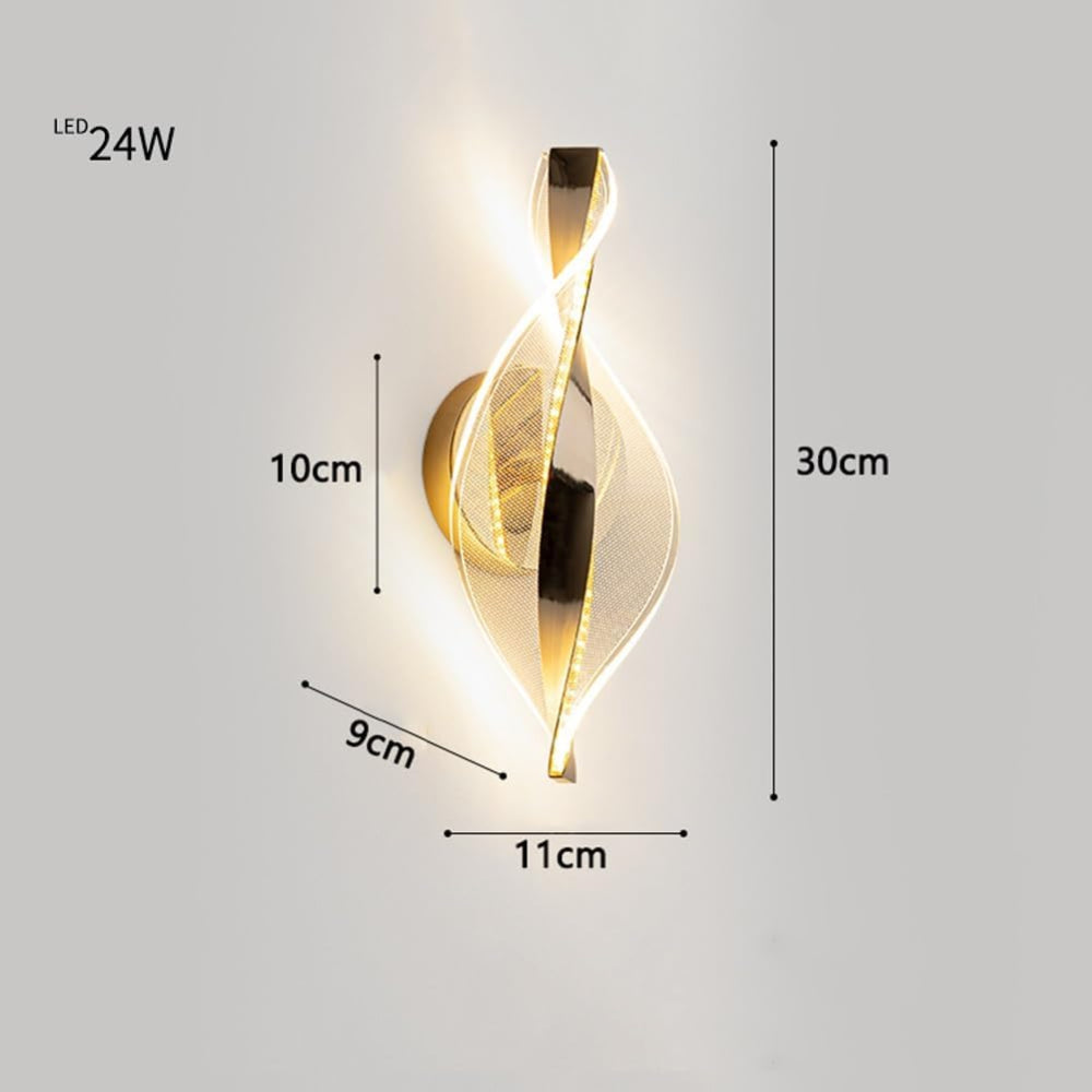 Luxurious LED Wall Light with Acrylic Design – Modern Home Lighting Fixture 10