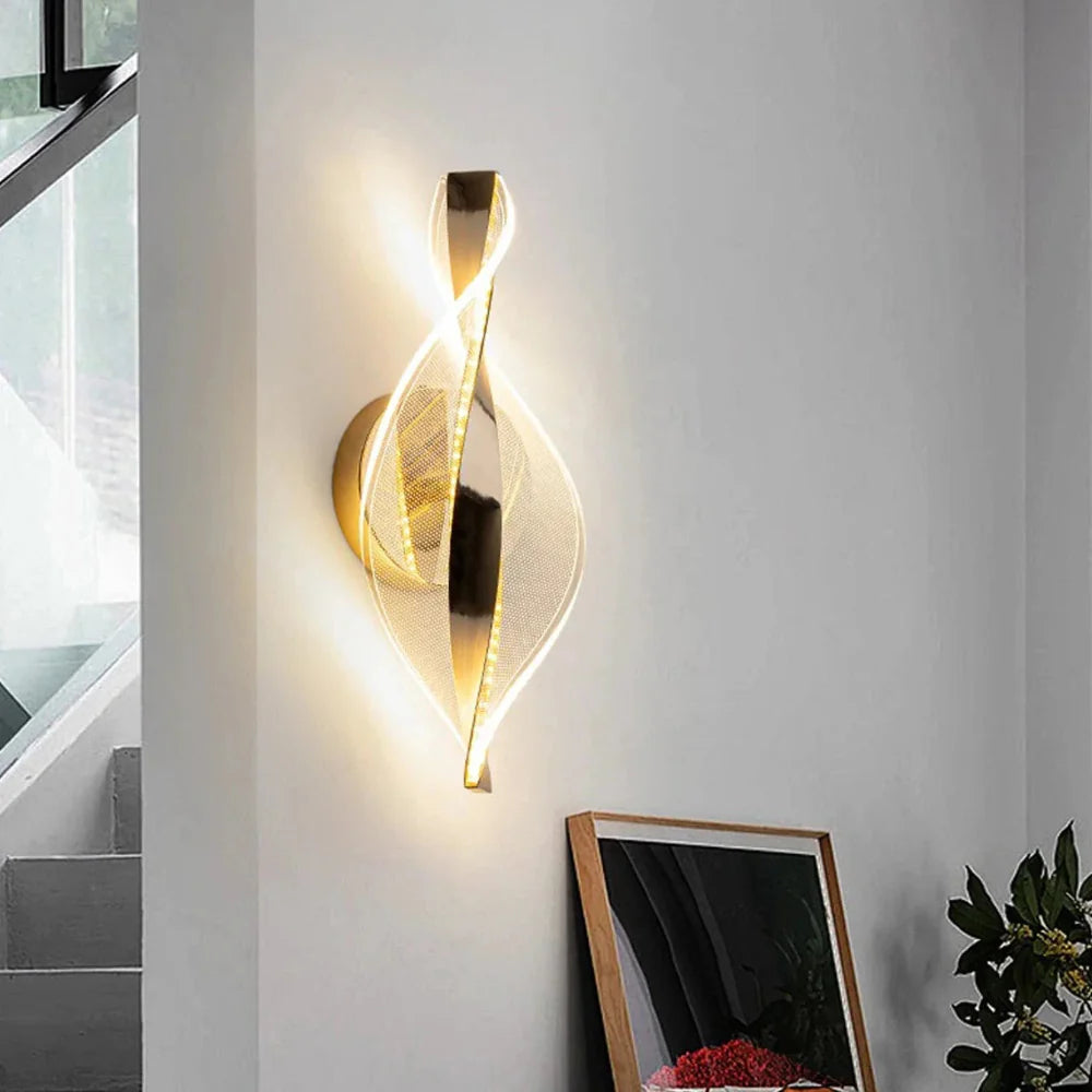 Luxurious LED Wall Light with Acrylic Design – Modern Home Lighting Fixture 3