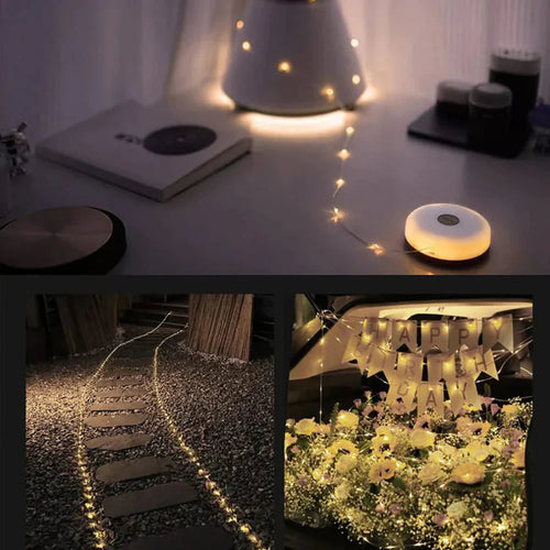 Portable LED Fairy Lights – 10 Meter Battery-Powered String Lights with 100 Warm White LEDs 1
