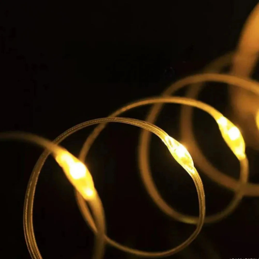 Portable LED Fairy Lights – 10 Meter Battery-Powered String Lights with 100 Warm White LEDs 4