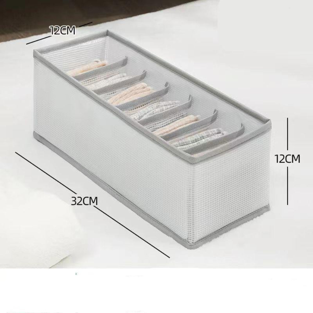Foldable Clothing Storage Box with Compartments – Space-Saving Organizer for Clothes, Towels, and Accessories 5