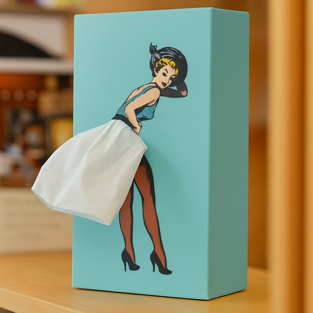 Flying Skirt Tissue Box – Unique and Playful Design for Home and Office 5