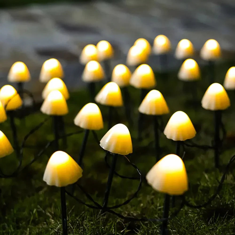 Solar Mushroom Garden Lights – Weatherproof LED Decorative Lighting for Outdoor Spaces 4
