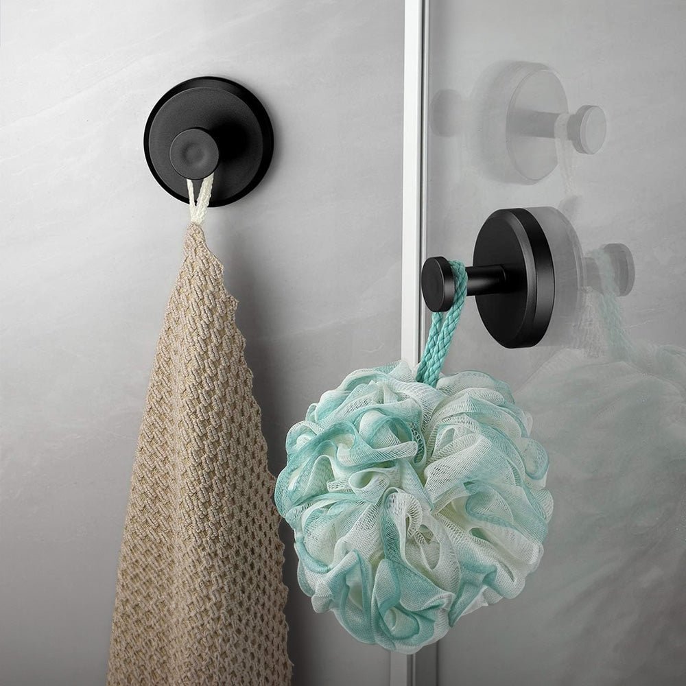 Heavy-Duty Suction Cup Hooks for Easy Hanging - Set of 2, Holds Up to 4kg 6