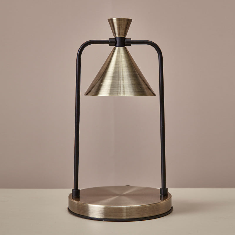 Flameless Candle Warmer Lamp with Dimmable Brightness – Elegant Metal Design for Aromatherapy 11