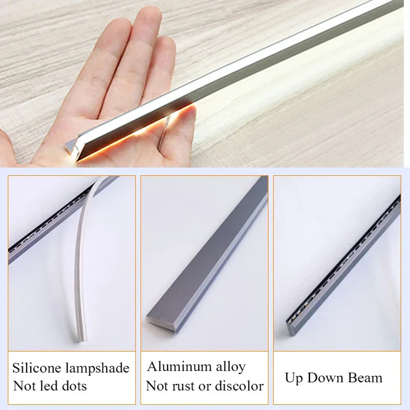 Invisible LED Shelf Lighting – Slim 12V Warm White and Cool White Strip Light for Modern Interiors 5
