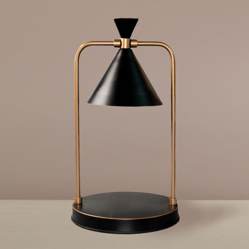 Flameless Candle Warmer Lamp with Dimmable Brightness – Elegant Metal Design for Aromatherapy 9