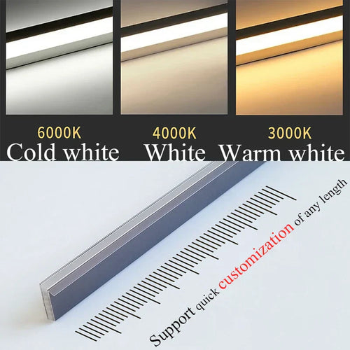 Invisible LED Shelf Lighting – Slim 12V Warm White and Cool White Strip Light for Modern Interiors 1