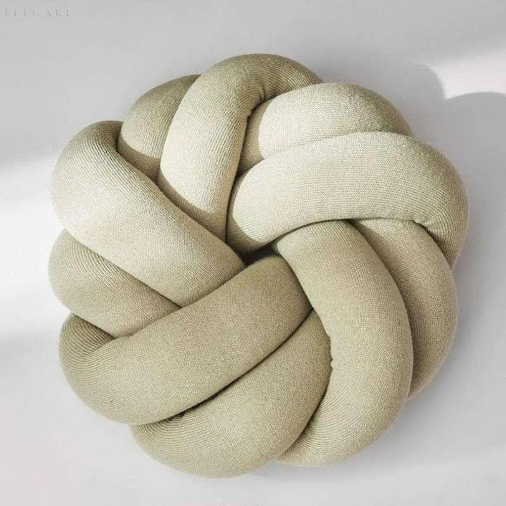 Plush Cotton Knot Pillow – Unique Decorative Cushion for Home Décor 7