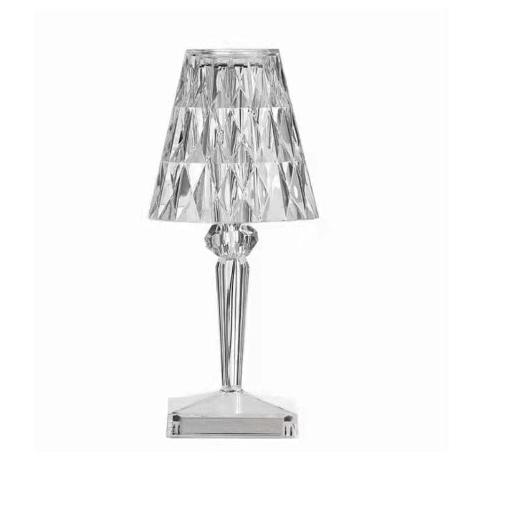 Elegant LED Diamond Crystal Table Lamp with Touch Control – Rechargeable and Adjustable Brightness 6