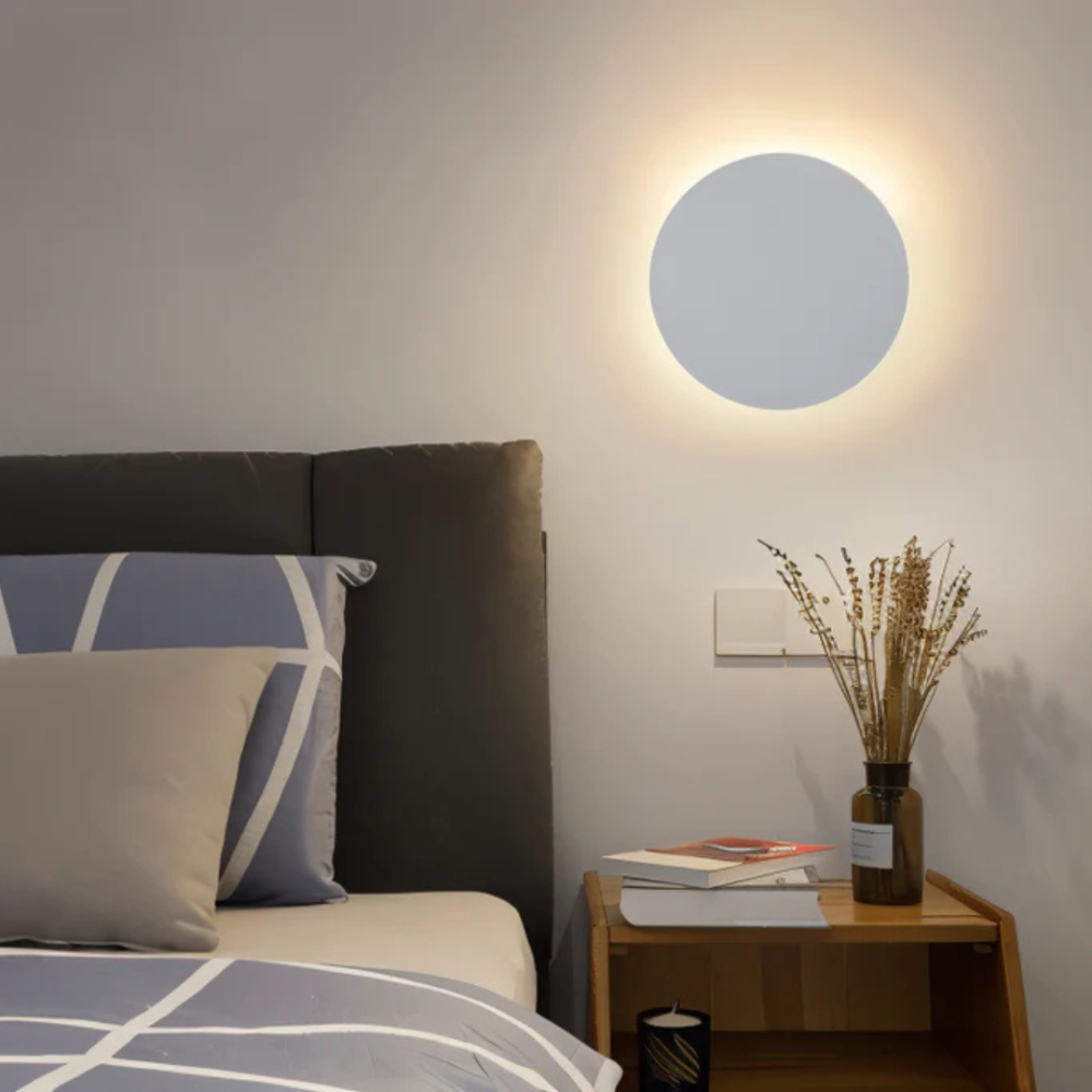 Modern Round LED Wall Light – Elegant Design for Living Room, Bedroom, and Office 4