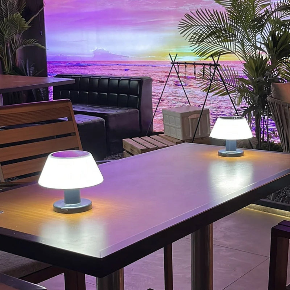 Solar-Powered LED Table Lamp – Waterproof and Compact Design for Indoor and Outdoor Use 3