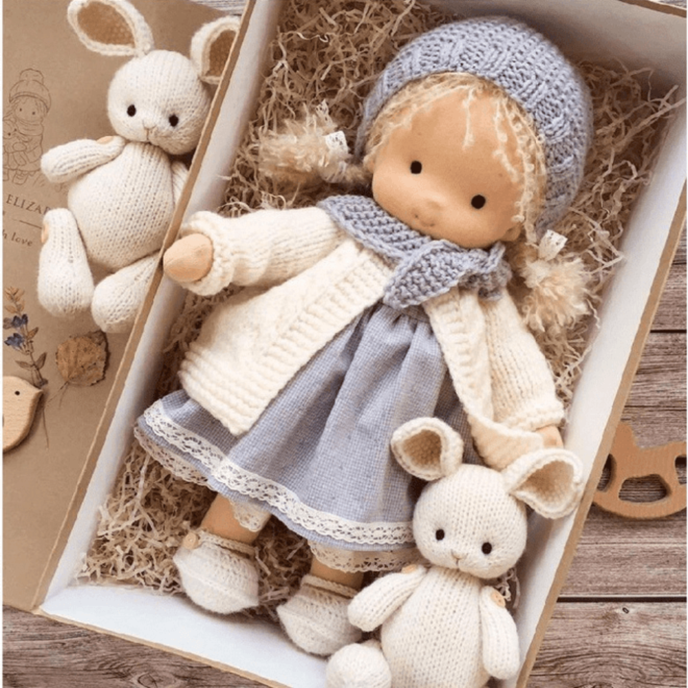 Handmade Waldorf Doll for Kids – Soft, Hypoallergenic, and Safe Companion 3
