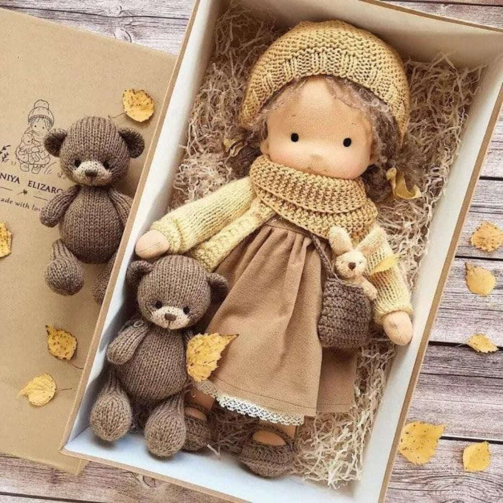 Handmade Waldorf Doll for Kids – Soft, Hypoallergenic, and Safe Companion 5