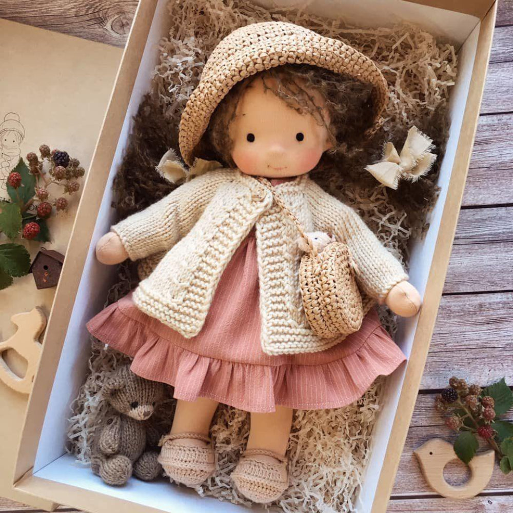 Handmade Waldorf Doll for Kids – Soft, Hypoallergenic, and Safe Companion 7